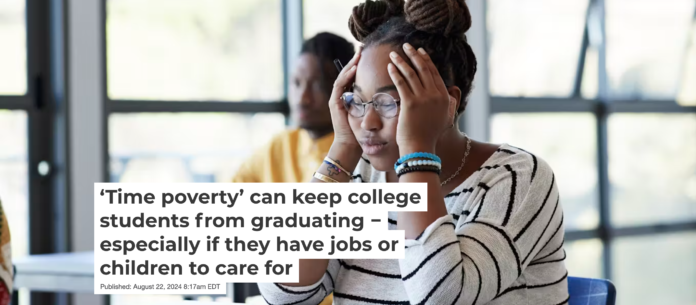 Black women are among the demographics with the least time for college. Klaus Vedfelt/DigitalVision via Getty Images